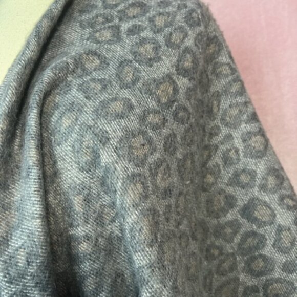 Womens Distressed Leopard Print Wrap Cover Up WoolRich Size One Size - Picture 2 of 8